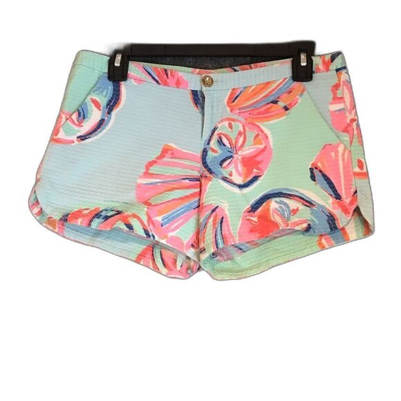 Lilly Pulitzer Adie Shorts Women's Size 2 Minty Fresh on the Rocks 4" Inseam - Picture 8 of 9